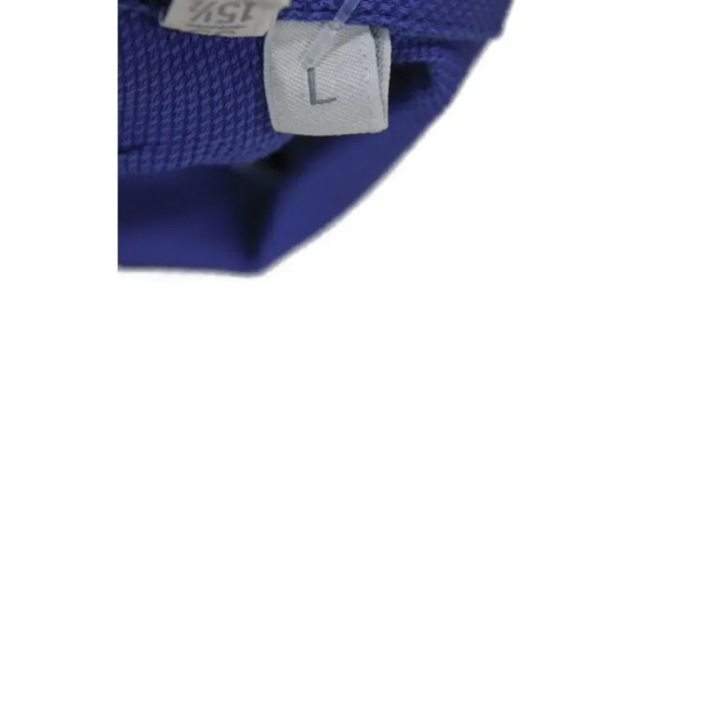 Gucci Mens Blue Dress Shirt 100% Cotton Collared Long Sleeve Size L
